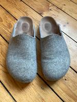 Birkenstock Schlappen  ( 38 ) Filz grau neuwertig. Aachen - Aachen-Mitte Vorschau