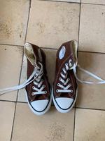 Converse Chucks high, braun, Gr.37,5, gut erhalten Nordrhein-Westfalen - Leverkusen Vorschau