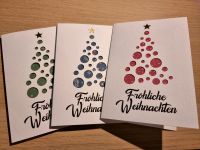 Selbstgemachte Weihnachtskarten, HANDMADE, 2 €* Nordrhein-Westfalen - Nieheim Vorschau