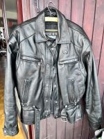 Schwarze Kunstlederjacke in Größe XL - Vintage Motorradstyle Baden-Württemberg - Böblingen Vorschau