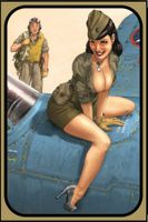 Tolles Blechschild Pin Up Girl Air Force Flugzeug Deko 20x30 cm Baden-Württemberg - Mannheim Vorschau