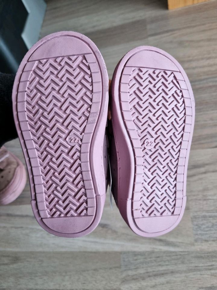 Halbschuhe Schuhe Mädchen lila 21 NEU in Eibau-Walddorf