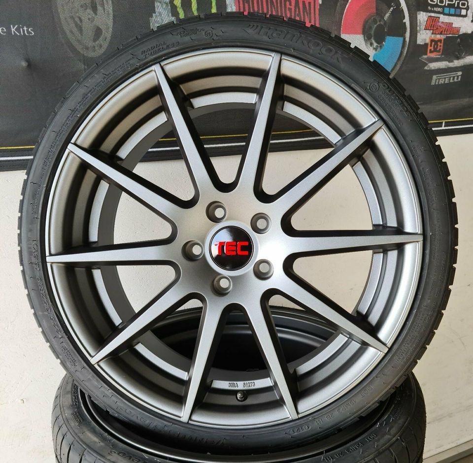 19" ABE Sommer TEC GT7 grau 225/35R19 für Audi Seat Skoda VW in Backnang