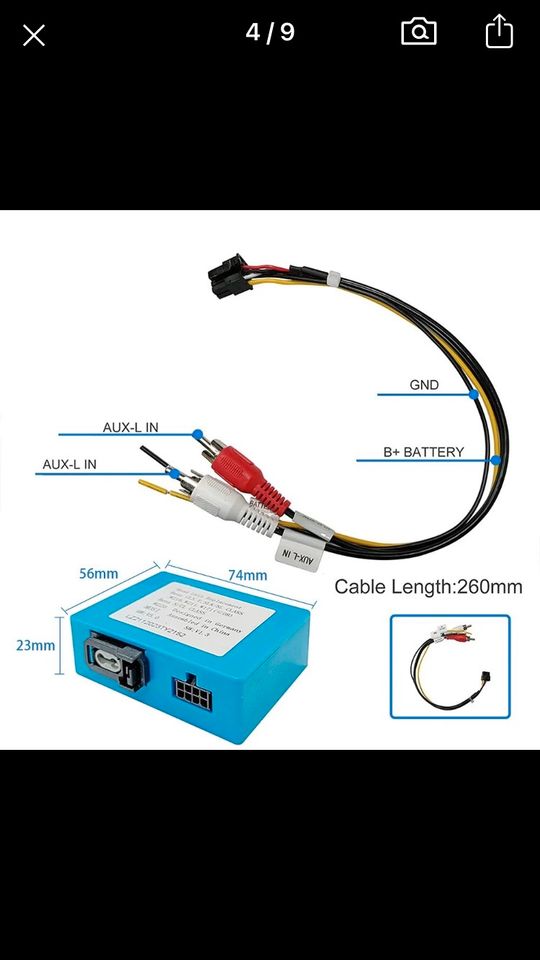 Optical fiber Decoder Box Mercedes, Audi, BMW in Appenweier