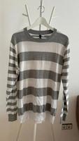 H&M Herren Pullover grau/weiss Größe L top Zustand Bayern - Zusmarshausen Vorschau