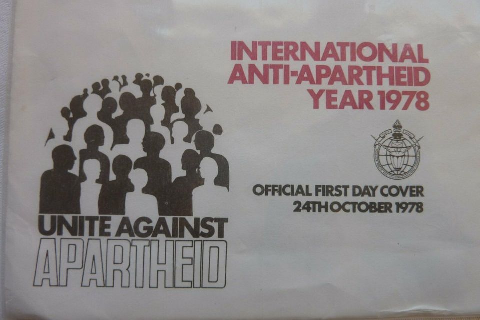 Tanzania Ersttagsbrief "International anti-apartheid 1978" in Plochingen