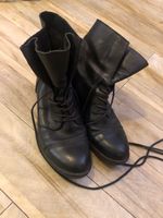 Schuhe Stiefel Leder schwarz Schleswig-Holstein - Oststeinbek Vorschau