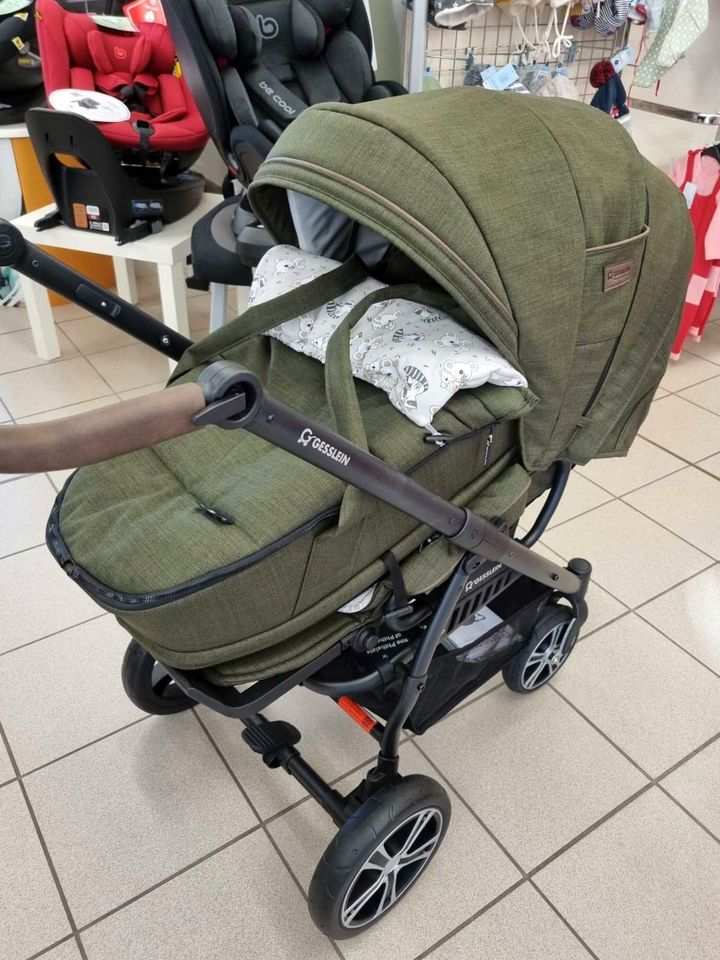 Gesslein F4 Air+ Kinderwagen mit C4 Next Tragetasche 2023 in Querfurt