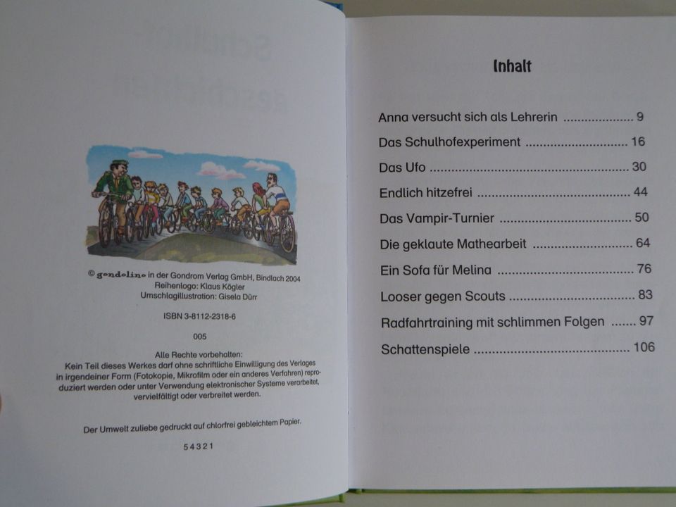 Schulhofgeschichten - spannende Geschichten - Schmökerbären ab 8 in Billerbeck