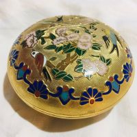 Vintage chinesische Filigrane Vergoldete  Cloisonne Emaille Dose Hessen - Groß-Bieberau Vorschau
