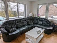 Wohnlandschaft Couch Sofa dunkelgrün Echtleder L-Form Nordrhein-Westfalen - Mülheim (Ruhr) Vorschau
