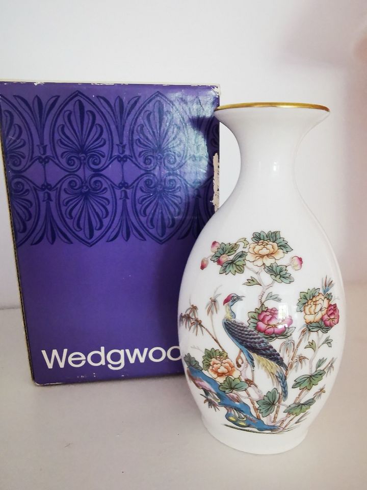 Wedgwood Vase in OVP,  Kutani Crane♥️Selten‼️ in Rheine