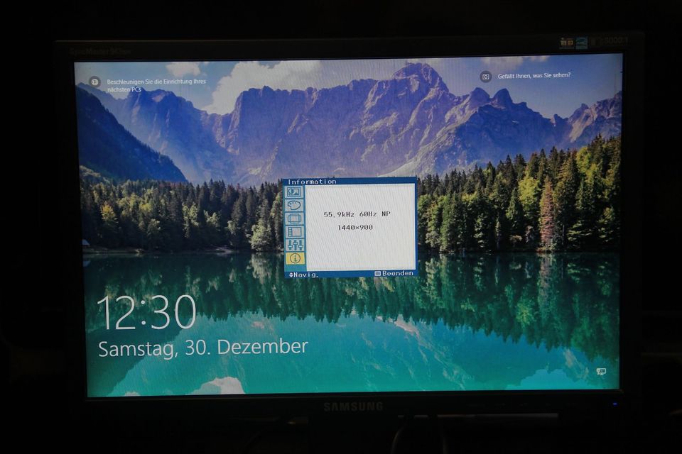 Samsung PC Monitor Bildschirm 19 Zoll SyncMaster 943NW in Weimar