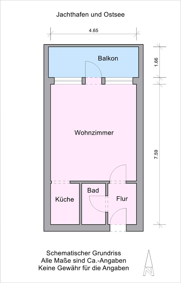 Fantastischer Ostseeblick nahe Kiel in Wendtorf