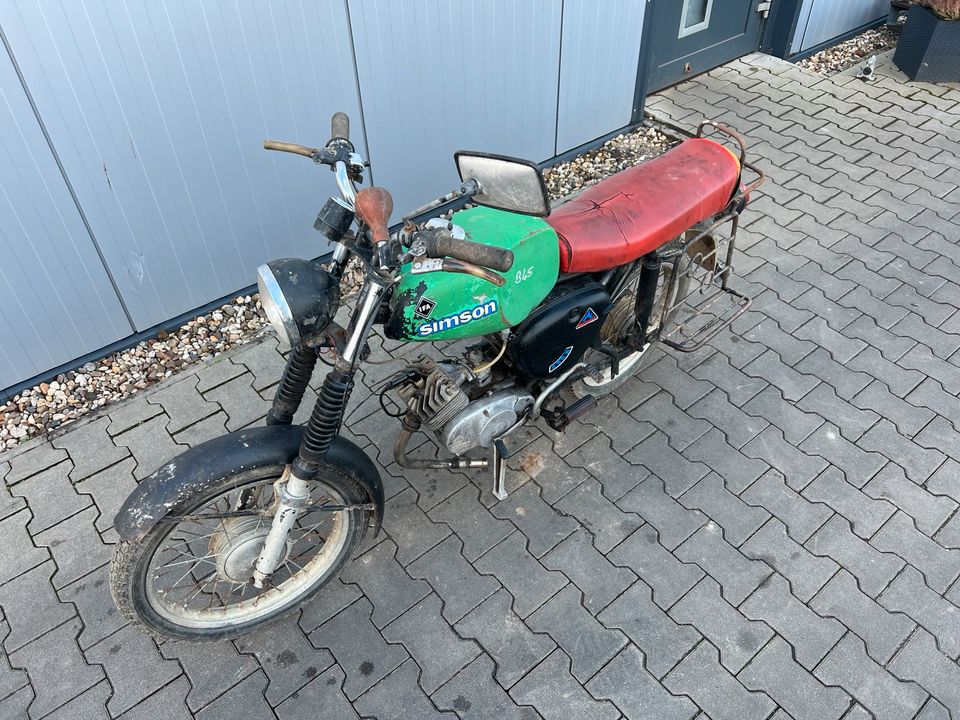 Simson S50 S50B 1975 Büffeltank Moped Mofa Roller B45 in Osterweddingen