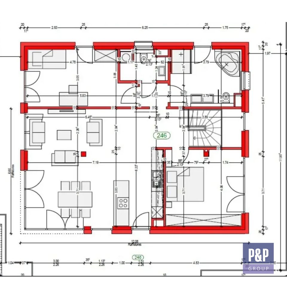 Exklusives 4-Zi-Penthouse mit Blick ins Grüne - in Fürth in Fürth