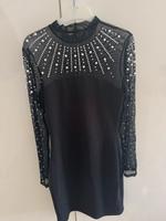 Schwarzes Kleid mit Perlen und Glitzersteinchen Bayern - Erlangen Vorschau