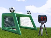 Aufblasbare XXL Fußball Torwand zur Miete, Optional m. Schußradar Hessen - Niddatal Vorschau