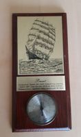 Maritimes Thermometer auf Holz Vintage Passat Segelschiff Deko Bayern - Breitengüßbach Vorschau