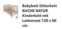 Baby Bett Gitterbett 120*60 neu 5 Stück günstig abzugeben Nordrhein-Westfalen - Büren Vorschau