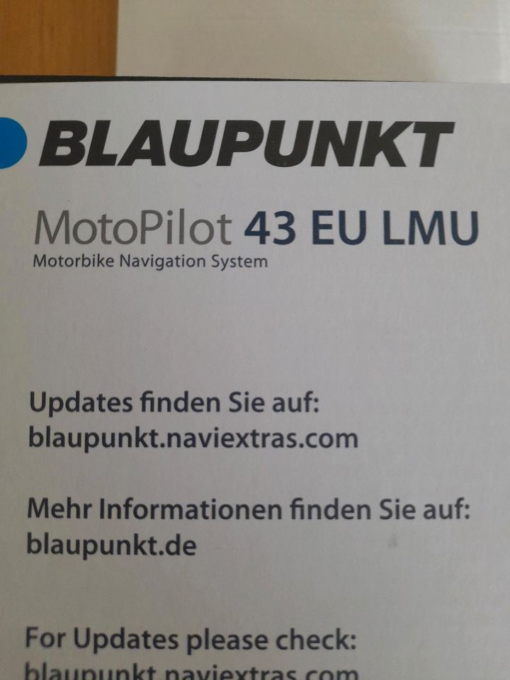 Blaupunkt Motorrad Navi Moto Pilot 43 in Finnentrop
