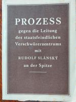 Extr RAR u TEUER CSSR 1957 Prozess Verschwörung Rudolf Slansky Berlin - Marzahn Vorschau
