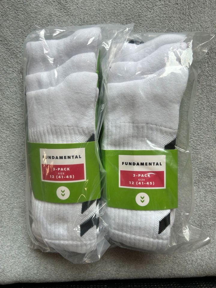 Hummel Socken 3er Pack 41/45 weiß NEU!! in Oberasbach