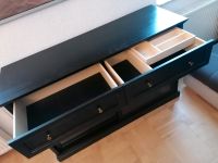 Malsjö 2x Schränke Highboard Lowboard Echtholz Stube Möbel Black Sachsen-Anhalt - Petersberg (Saalekreis) Vorschau