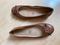 Ballerinas Braun cognac 38, Leder Bergedorf - Hamburg Allermöhe  Vorschau