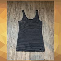 Hollister / Größe L / Tanktop / Top / Gestreift / Navy Weiß Hessen - Körle Vorschau