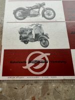 hoffmann 175 - 2 Prospekt Vespa MHF 125 MP 250 Gouverneur 1953 HB Essen - Bredeney Vorschau