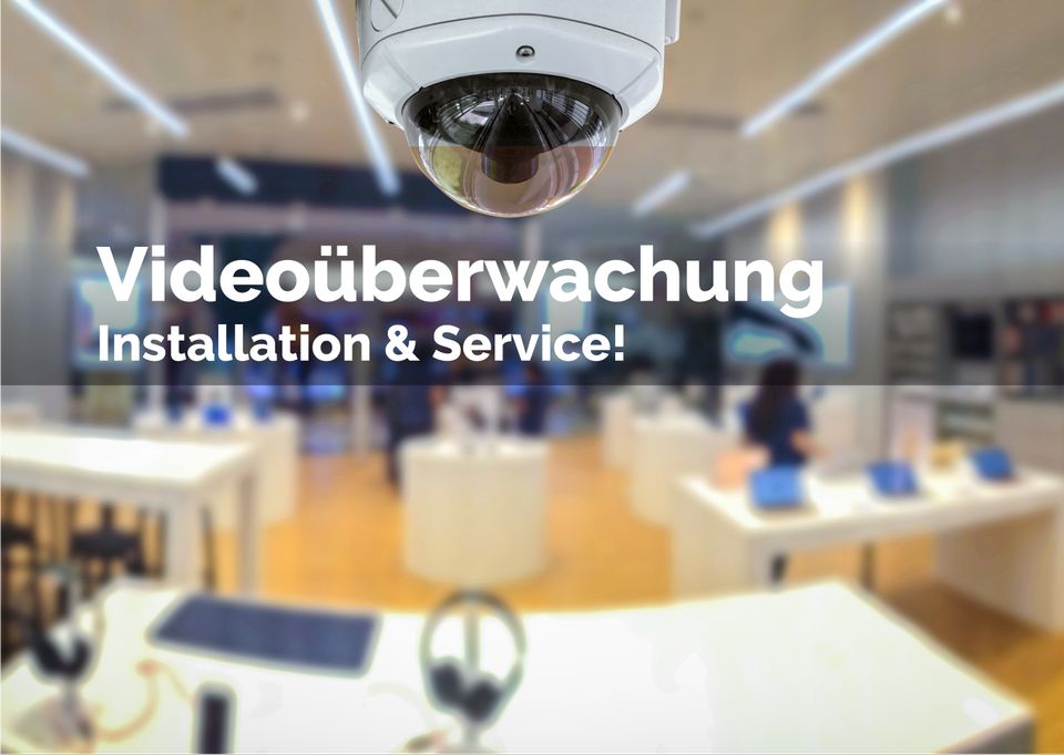 Videoüberwachung, Installation vom Fachmann in Köln