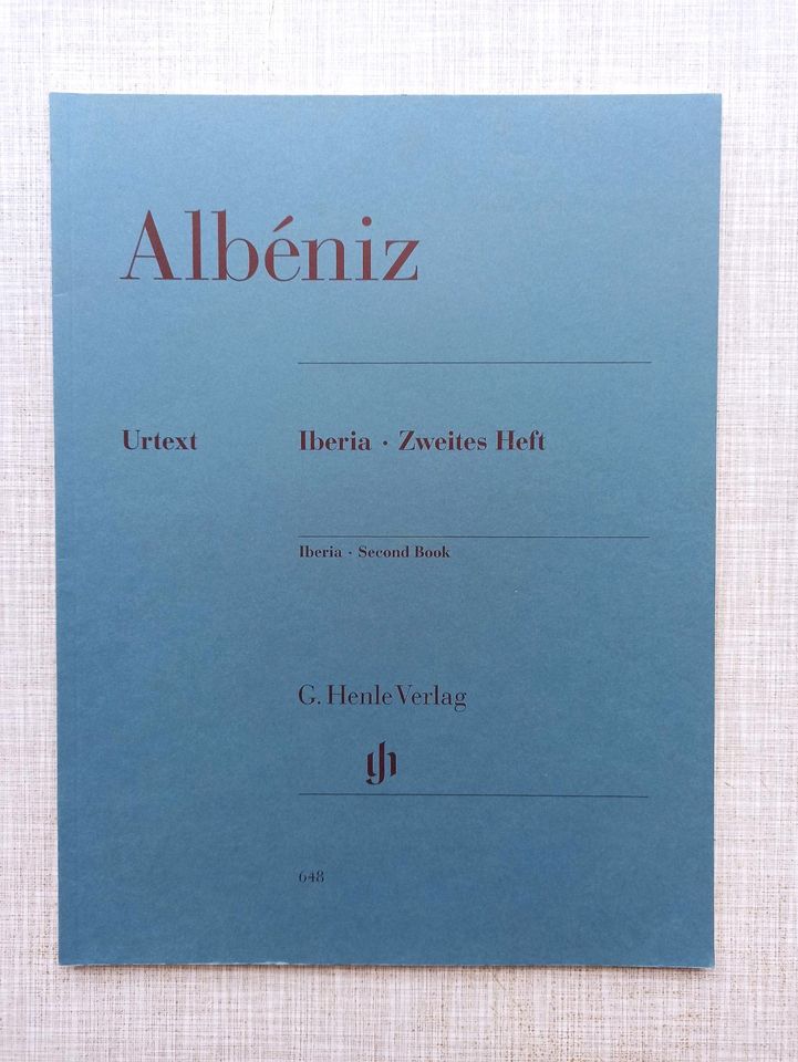 Klavier Noten Albeniz Iberia 2. Heft in Halberstadt