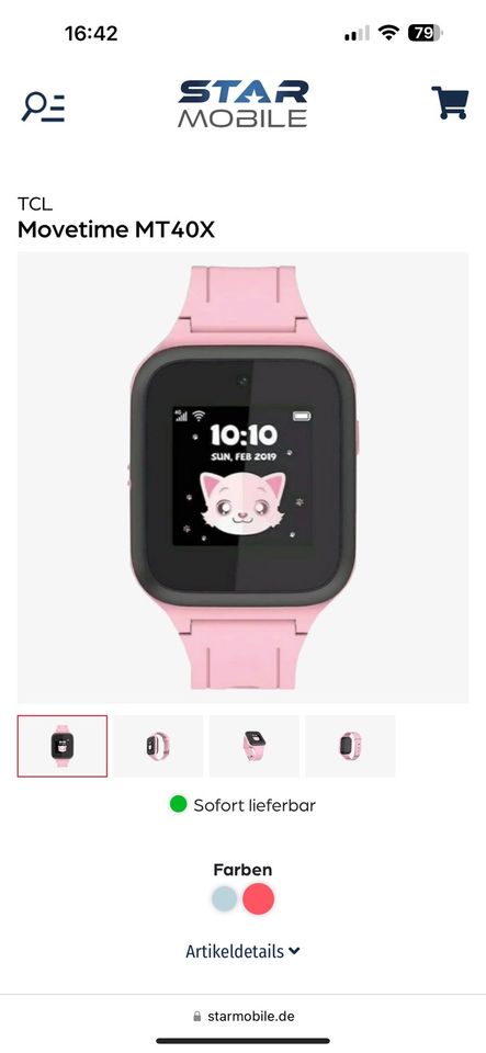 TCL Kindersmartwatch  -Rosa- in Ahlen