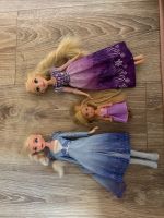 Barbies Elsa und Rapunzel und kleine Puppe Niedersachsen - Wallenhorst Vorschau