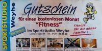 Gutschein für einen Monat Fitness im Sportstudio Weyhe Niedersachsen - Stuhr Vorschau