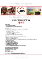 Kinderpfleger*in (m/w/d) - AWO Kindergarten "Spatzennest" Weiden Bayern - Weiden (Oberpfalz) Vorschau