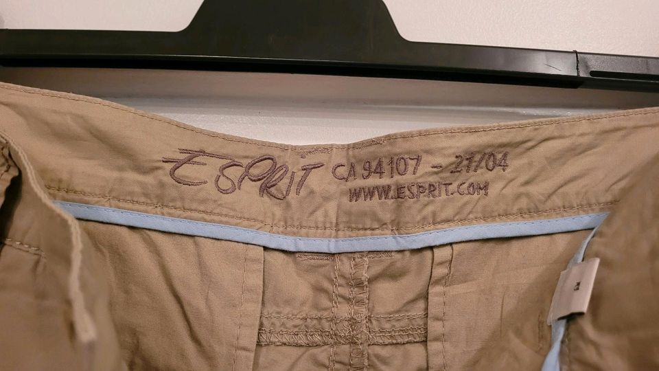 ♡ ESPRIT ♡ Capri - Hose Gr. 42 beige ☆Wie Neu☆ in Nidderau