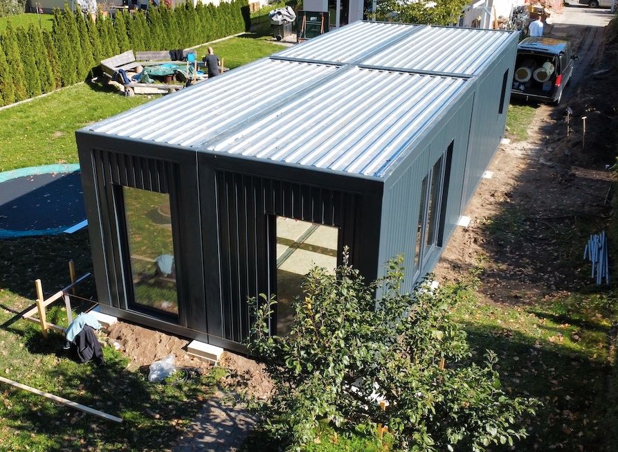 Modulbau Containerhaus Imbiss Modular Büro Container Modul Haus in Tauscha