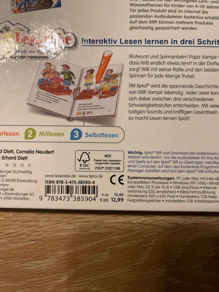 Tip toi Buch Weltatlas Pferde Ponys Leserabe in Burgstetten