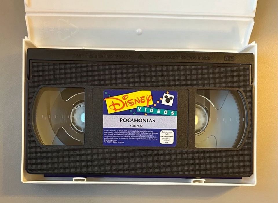 Walt Disney Pocahontas VHS Video Film für Kinder in Großheubach