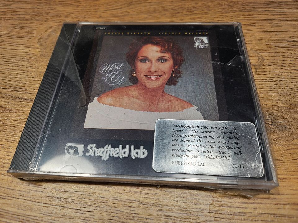 Amanda McBroom- West of Oz ,Sheffield Lab, Audiophile CD,NEU! in Gummersbach