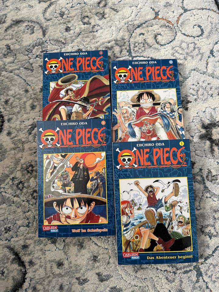 One Piece Manga Band 1-4 in Hamburg