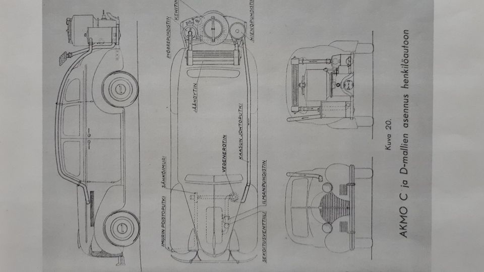 Oldtimer Holzgas-Generator Holzvergaser Holzgas Imbert OTSO  Kfz in Kreuztal