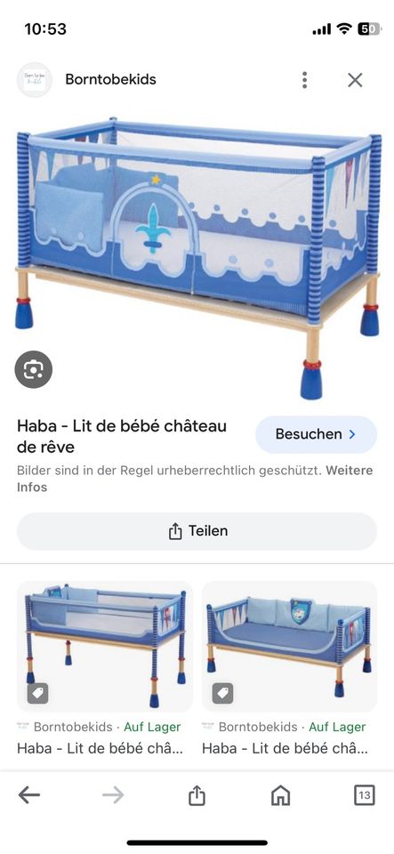 Haba Babybett Traumburg in Magdeburg