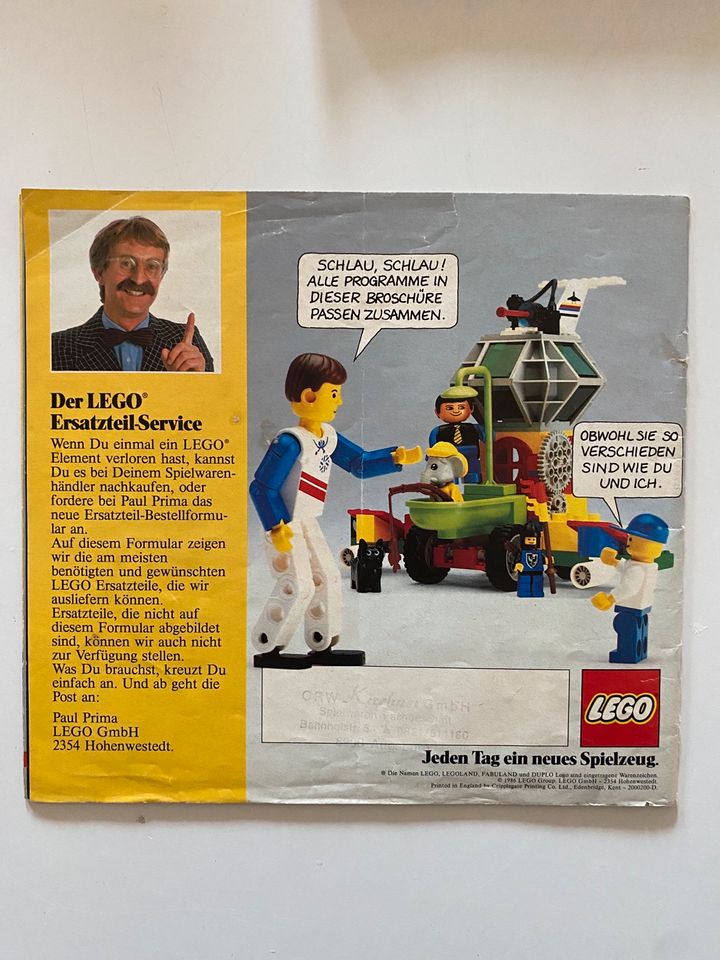 Lego Prospekt 1986 in Neusäß