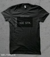 100 stk. T-Shirts S L M XL XXL Schwarz Baumwolle gewünschtes Logo Niedersachsen - Ronnenberg Vorschau