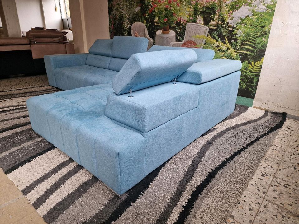 Exxpo - sofa fashion Ecksofa Elias N1991 von OTTO, Kopfteilverstellung,  frei im Raum stellbar, aus Webvelours in blau. OTTO Polster bis zu -80% der  Uvp. in Nordrhein-Westfalen - Hagen | eBay Kleinanzeigen