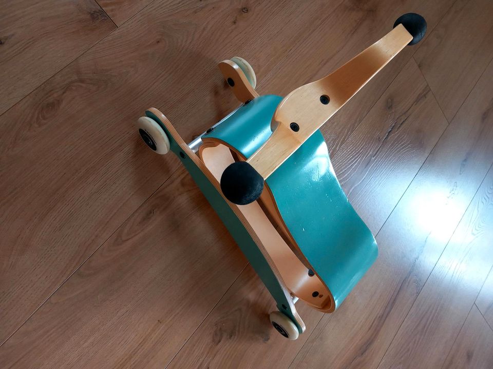 Wishbone Mini flip 3 in 1 türkis Wippe Rutschauto OVP in Bielefeld