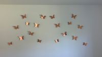 Schmetterlinge 3D Wandsticker Gold Hessen - Hanau Vorschau